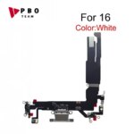 1pcs iPhone 16 PRO MAX Plus USB Charging Charger Port Flex Cable Dock Charger Connector With Microphone Flex Replacement (New)
