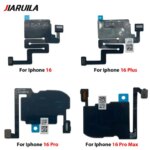 Earpiece Proximity Light Sensor Flex Cable with Mic For iPhone 13 14 15 16 17 Pro Max Plus Mini 16E Air Ear Speaker Repair Parts (New)