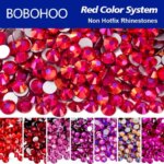 Colorful SS3-SS34 Crystal AB Glitter Rhinestone Glass Non Hotfix Rhinestones стразы Nail Art Crystals Flatback Rhinestones (New)