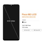 6.53'' For Xiaomi Poco M3 LCD Display Screen Touch Panel Digitizer For Poco M3 Pro LCD M2010J19CG M2010J19CT Display (New)