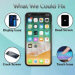 OLED Display For iPhone X XR XS 11 12 11 Pro Max TFT Screen Replacement For iPhone XS Max 11 Pro LCD Display, 3D Touch True Tone (New)
