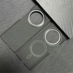 Aramid Fiber Case Vivo X fold 3 Ultra-thin Magnetic Charging Carbon Fiber Phone Cover VIVO X fold 3pro Metal Lens Guard (New)