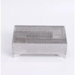 1PC 304Stainless Steel Pellet Smoker Basket pellet smoker tray Heat-Resistant BBQ Smoked net basket Anti-slip Smoke Generator (New)