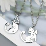 Genshin Impact Necklace for Women Men Trend Anime Titanium Steel Kazuha Yun Jin Pendant Sweater Chain Cos Wholesale (New)
