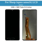 58 inches LCD Sharp Aquos sense5G LCD Display SHG03 Touch Screen Digitizer Assembly Sharp Aquos sense 5G LCD Replace (New)