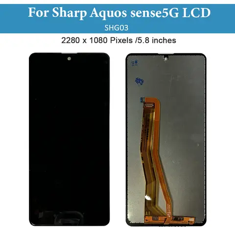 S68012ba29d424fa38993252a519c0d86I_480x480q75 58 inches LCD Sharp Aquos sense5G LCD Display SHG03 Touch Screen Digitizer Assembly Sharp Aquos sense 5G LCD Replace (New) - Image 1
