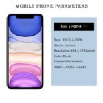 61 Lcd iPhone 11 Display Touch With 3D Touch Screen Replacement Display Lcd Screen iPhone 11 A2221 A2111 A2223 (New)