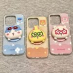 BackShell Chiikawa Hachiware Usagi Kawaii Mobile Phone Case Magnetic Holder Double Layer Anti fall Wear resistant Trend Soft Shell Bangladesh (New)