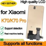 Original 120Hz OLED 6.67'' Replacement Xiaomi Redmi K70 23113RKC6C LCD Display Touch Screen Redmi K70 Pro 23117RK66C Bangladesh (New)
