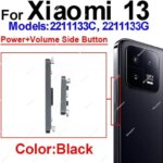 On OFF Power Volume Side Button Xiaomi 13 13T Pro Power Volume Up Down Side Key Switch Replacement Repair Parts (New)