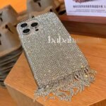Luxury Bing Diamond Tassel Phone Case iPhone 17 Proamx 16pro 15 14 13 12 11 Fashion Girls Phone Back Cover (New)
