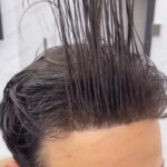6Inch Long Durable Virgin Human Hair Natural Hairline Men Toupee Undetectable Silky Straight Top Quality Soft Natural Hairpieces (New)