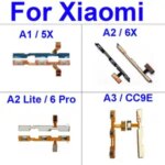 Volume  Power Side Button Flex Cable Xiaomi Mi A1 A2 Lite A3 5X 6X CC9E Volume Switch Power Key Flex Ribbon Redmi 6 Pro Bangladesh (New)