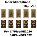 10Pcs Microphone iPhone 11 12 13 14 15 Pro Max X XS XR 7 8 Plus SE ipad 3 4 5 internal MIC Speaker Inner Chip Fix Flex Cable (New)