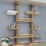 Manufacturer Wholesale Wooden Sisal Climbing Scratcher Cat Tree Tower Large (New)