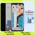 LCD Touch Screen Digitizer Assembly Nokia 7.2 Replacement Repair Mobile Phone Pantalla Parts TA 1193 TA 1196 Display Bangladesh (New)