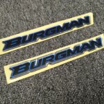 For Suzuki Burgman AN125 AN200 AN400 AN650 Motorcycle Emblem Badge Decals Scooter Stickers 125 200 400 650 (New)