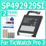 BackShell 3.88V 577mAh SP492929SI Powerful Battery TicWatch Pro 3 GPS Wear OS Smartwatch WH11013 Watch Bateria + Tools Bangladesh (New)