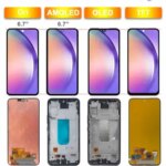 Super AMOLED Samsung A54 5G LCD A546U A546B Display Touch Screen Digitizer Replacement Samsung A54 5G A546B A546U LCD (New)
