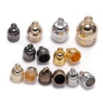 50pcs/lot Necklace End Tip Tassel Caps Beads Cap End Cap For Jewelry Making Findings DIY Handmade Accessories Supplies (New)