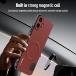 Nothing CMF Phone 1 Case Luxury Car Magnetic Holder Phone Case Nothing CMF Phone1 5G TPU Silicone Shockproof Back Cover (New)