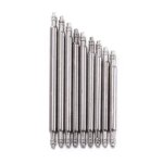 20pcs 1.5mm Stainless Steel Watch Band Spring Bar Tool Strap Link Pins Repair Tool 16 17 18 19 20 21 22 24mm Metal Pins (New)