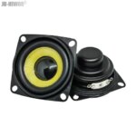 2pcs 4 Ohms 5W 53mm Square 16 Core Dual Neodymium Magnetic Waterproof Speaker 2 inch Yellow Glassfiber bluetooth Loudspeaker (New)