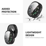 Case Samsung Galaxy Watch 8 40mm 44mm Full Coverage Bumper Soft TPU Protective Case Cover - Galaxy Watch8 Accessories (New)
