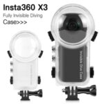 Invisible Dive Case 50M Waterproof Housing Cover Underwater Protector Diving Box Shell Insta360 X3 Camera Accessories Bangladesh (New)