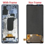 61'' Original Sony Xperia 5 V LCD Display Touch Screen XQ-DE54 LCD With Frame Digitizer Panel Assembly Replacement Parts (New)