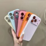 Luxury Matte Skin Feel Liquid Phone Case For iPhone 13 14 15 16 17 Pro Max Shockproof Bumper Back Cases Cover (New)