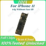 100% Working For iPhone 11+Face ID Mainboard Fully Tested Unlocked OK Main Logic Board No ICloud Support Update Motherboard (New)