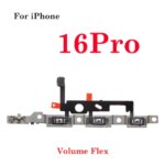 iPhone 16 15 Pro Max 16 15 Plus New Mute ON OFF Switch Power Volume Button Flex Cable Ribbon Replacement Part (New)