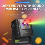 USB Powered Strobe Laser Disco Light Portable DJ Stage Projector Light Show Home Camping Holiday Party Decoration Lamp (New)