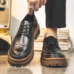 Professional Male Leather Shoes Office Mens Formal Shoes British Style Mens Wedding Shoes 2024 New Quality Casual Shoe for Men (New)