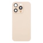 10Pcs Unibody Quality 16 15 Pro Max Plus Unibody Back Glass With Camera Frame Lens Battery Cover Housing Door Metal Bracket (New)