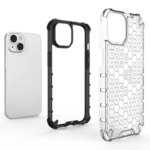 Honeycomb Shockproof iPhone 14 Case Armor Phone Capa iPhone 14 Pro Max 14 Max 13 12 11 X XS XR 7 8 Cover Translucent PC (New)