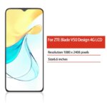 66''High Quality ZTE Blade V50 Design 4G LCD 8050 Display Screen Touch Panel Digitizer Assembly Replacement Repair Parts (New)