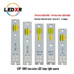 LED car headlight CSP C6 1860 two-color LED15 W white light and 15W warm white light 55mil chip ZES H7 H4 two-color three lights (New)