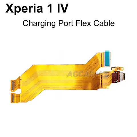 S6ddda6e088424a1c8f773677a91f5b0bz_480x480q75 Aocarmo Sony Xperia 1 IV XQ-CT72 Charging Port USB Connector Type-C Charger Ribbon Flex Cable Repair Part (New) - Image 1