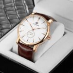 2024Famous Luxury Brand Mens Watches Mechanical Movement Leather Strap Automatic Self-winding Clock Male Big Dial Wrist Watches (New)