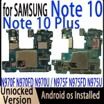 Unlocked Motherboard Samsung Galaxy Note 10 N970F N970FD N970U Note 10 Plus 10+ N975F N975U N975FD N976B LogicBoard Bangladesh (New)