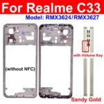 Middle Frame Realme C33 C35 Middle Housing Frame Middle Frame Cover Holder Repair Parts (New)