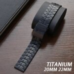 Titanium 22mm 20mm Band for Huawei GT 5 Pro 46mm GT4 5 46MM Amazfit Balance Active 2 Oneplus Watch 2 2R Man Luxury Strap Garmin (New)