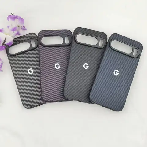 S6e259ffaa635473faf7c8949efec9dd5j_480x480q75 Ultra-Thin Carbon Fiber Magnetic Case Google Pixel 10 Pro XL 9 8 7 6 A Pro Magsafe Wireless Charging Rugged Phone Cover (New) - Image 1