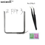 MAIJIEKE LCD Display Screen Plate Frame Samsung Galaxy Z Flip 5 3 4 F711 F721B Z Fold 5 4 3 Middle Bezel Frame Replacement (New)