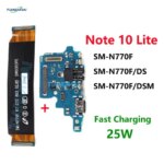 For Samsung Galaxy Note 10 Lite N770F N770F/DS USB Charging Board Main Cable Charger Dock Port Connector Motherboard Flex Cable (New)