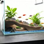 3D Printed Underground Cave Hideouts Shelter for Fish Shrimp Aquarium Decor Reptiles Habitat Terrarium Decoration (New)