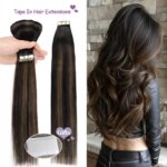Seamless Tape In Extensions Human Hair Remy Tape In Human Hair Extensions Invisible Natural Hair Extensions For Women 50g/100g (New)
