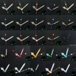 125mm Watch Hs Green C3 Luminous Suitable NH-35 36 38 70 71 72 Movements Movement Assembly Watch Accessories Watch Parts (New)